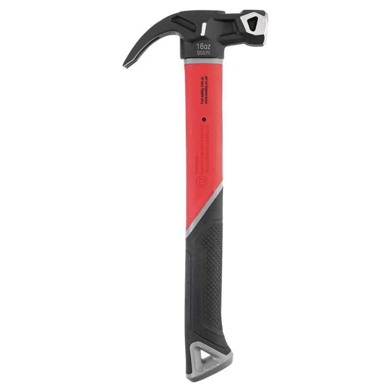 Sealey Premier Claw Hammer 16oz Fibreglass Shaft CLHG16