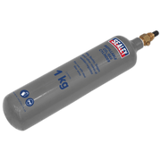 Sealey Refillable CO2 Gas Cylinder 1kg - 4kg Nett Weight