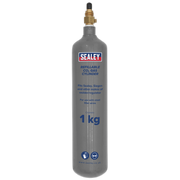 Sealey Refillable CO2 Gas Cylinder 1kg - 4kg Nett Weight