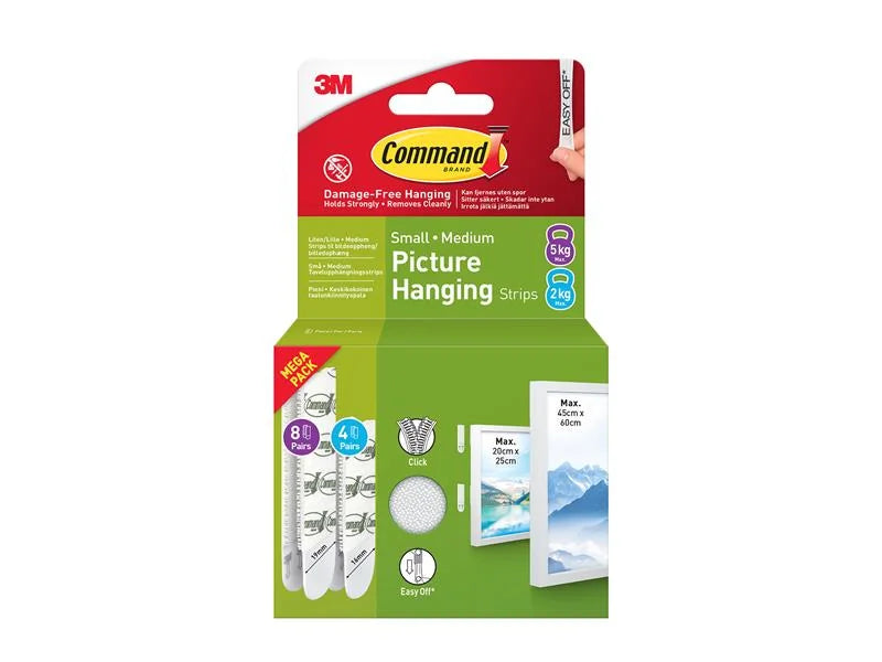 Command™ Picture Hanging Strips Small & Medium 7100337119 - 7100337119