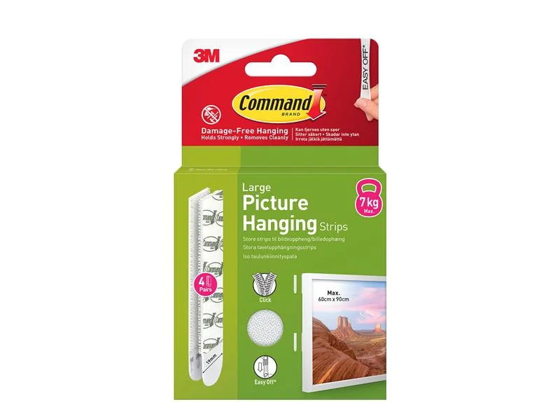 Command™ Picture Hanging Strips Large x 4 7100336547 - 7100336547