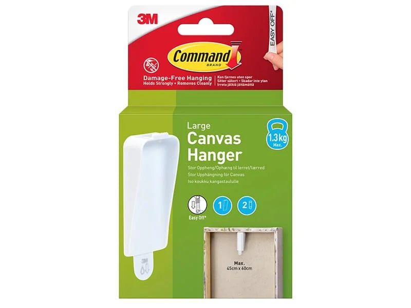 Command™ Canvas Hanger Large 1 Hook 2 String 7100337165 - 7100337165