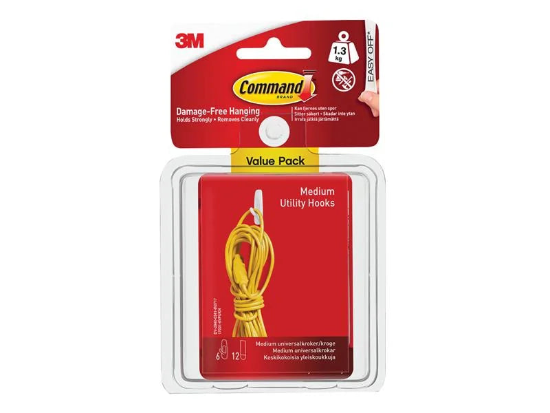 Command™ Medium Utility Hooks Value Pack (Pack 6) - 7100348966