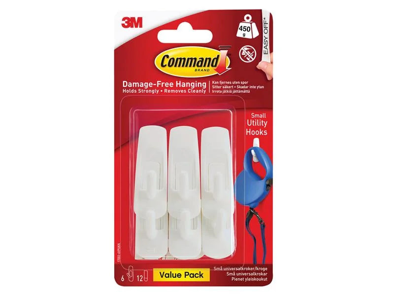 Command™ Small Utility Hooks Value Pack (Pack 6) - 7100352151