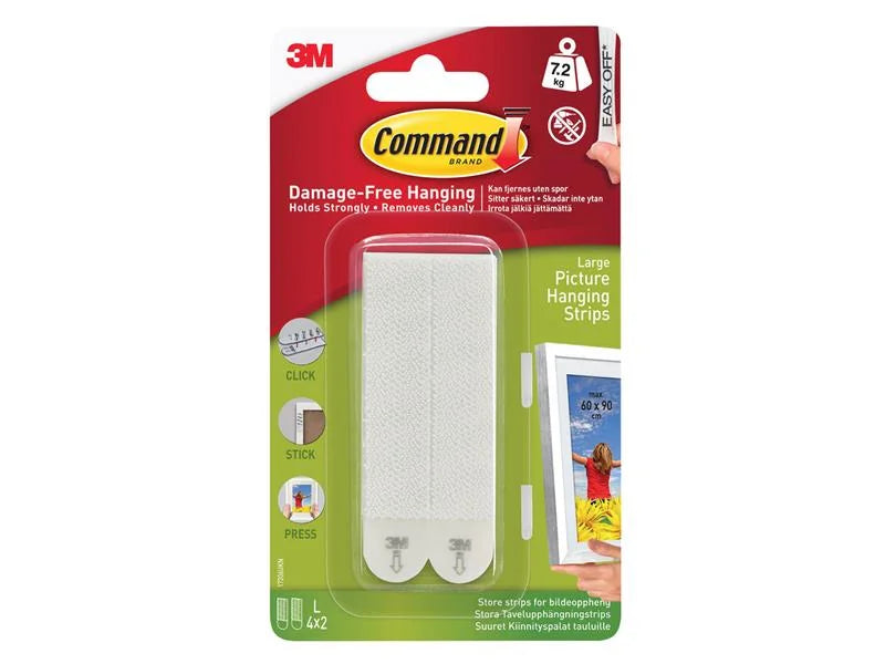 Command™ Command Large Picture Strips x 4 17206 - 7100055524