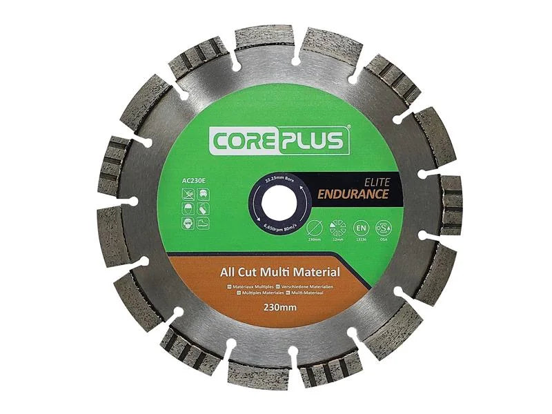 CorePlus AC230E Elite All Cut Multi-Material Diamond Blade 230mm - CORDBAC230E