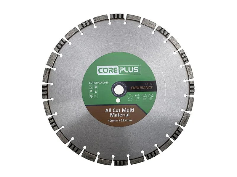 CorePlus Elite All Cut Multi-Material Diamond Blade 400 x 25mm - CORDBAC40025