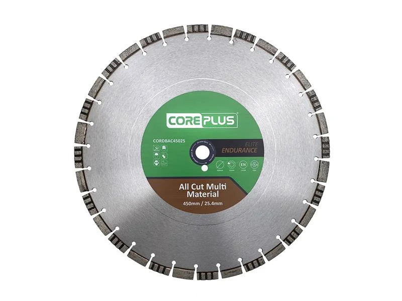 CorePlus Elite All Cut Multi-Material Diamond Blade 450 x 25mm - CORDBAC45025
