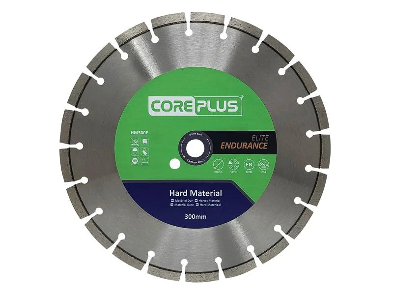CorePlus HM300E Elite Hard Material Turbo Diamond Blade 300mm - CORDBHM300E