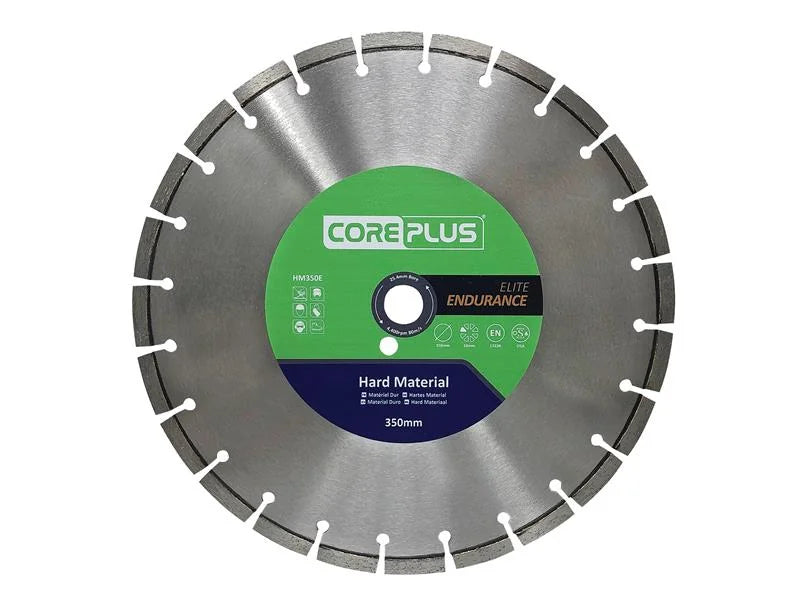 CorePlus HM350E Elite Hard Material Turbo Diamond Blade 350mm - CORDBHM350E
