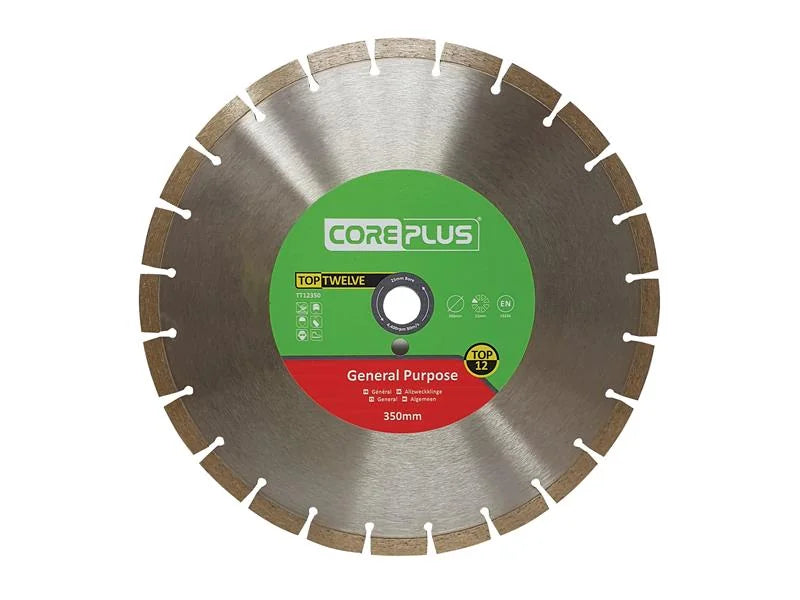 CorePlus Top Twelve General Purpose Diamond Blade 115-350mm