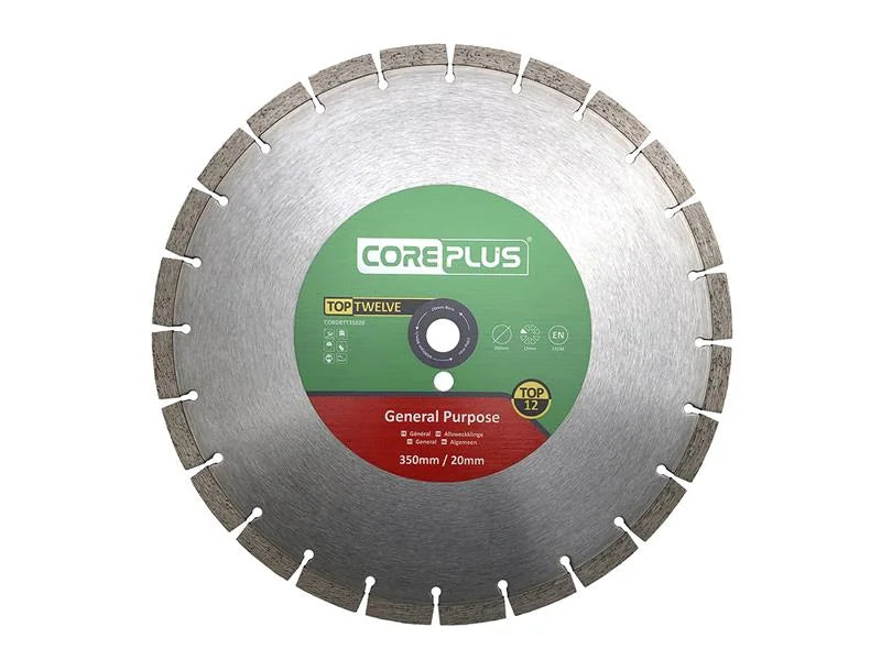 CorePlus Top Twelve General Purpose Cutting Blade 350 x 20mm - CORDBTT35020