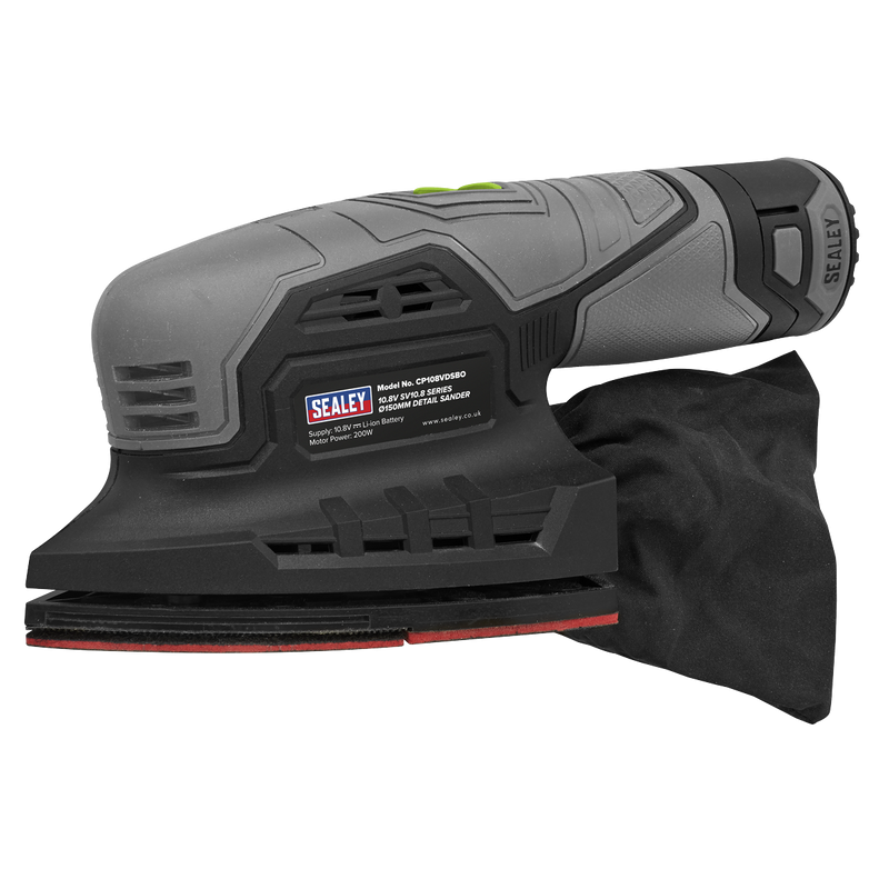 Sealey Cordless Detail Sander CP108VDSBO 150mm 10.8V - Body Only