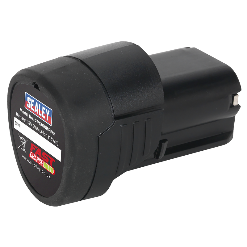 Sealey Power Tool Battery 12V 2Ah CP1200BP Lithium-ion