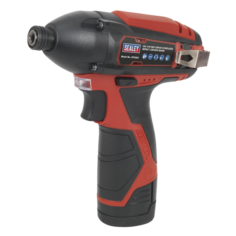 Sealey 1/4" Hex Drive Cordless Impact Driver 12V - Body Only