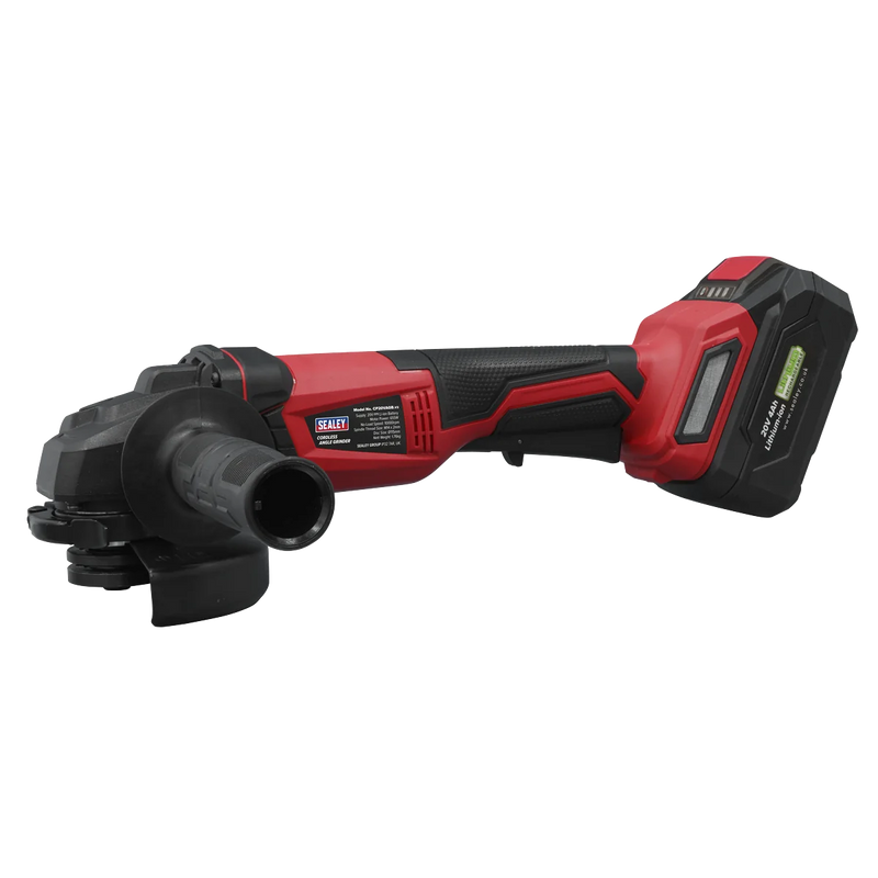 Sealey Cordless Angle Grinder 115mm CP20VAGB - Body Only