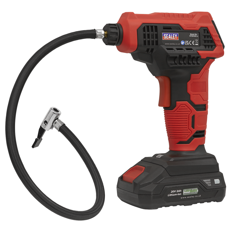 Sealey Cordless Tyre Inflator SV20 Series 20V - Body Only