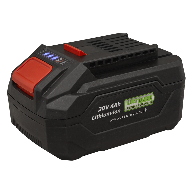 Sealey Power Tool Battery 20V 4Ah CP20VBP4 Lithium-ion
