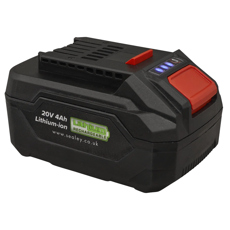 Sealey Power Tool Battery 20V 4Ah CP20VBP4 Lithium-ion