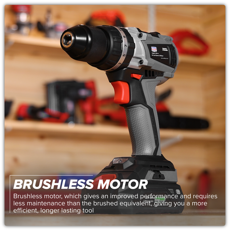 Sealey Premier Cordless Combi Drill SV20 20V - Body Only