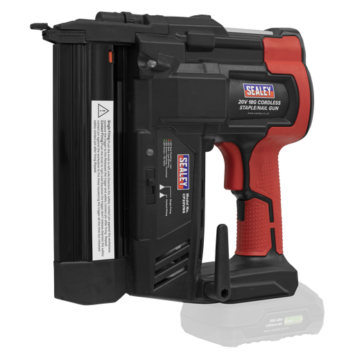Sealey Cordless Nail/Staple Gun CP20VNG 20V - Body Only