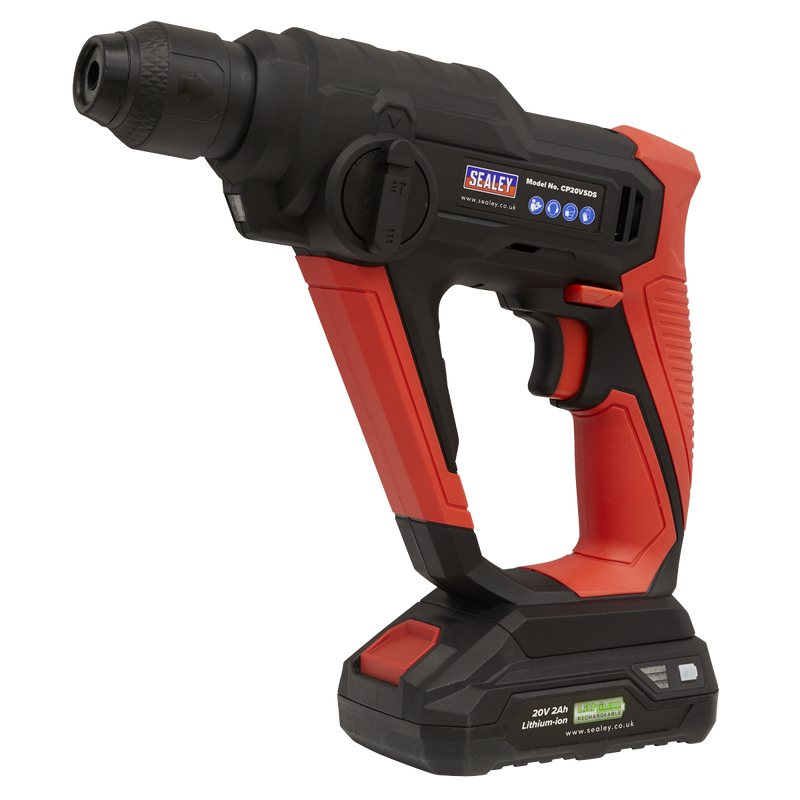 Sealey SV20 Series SDS Plus Cordless Rotary Hammer Drill 20V Body Only