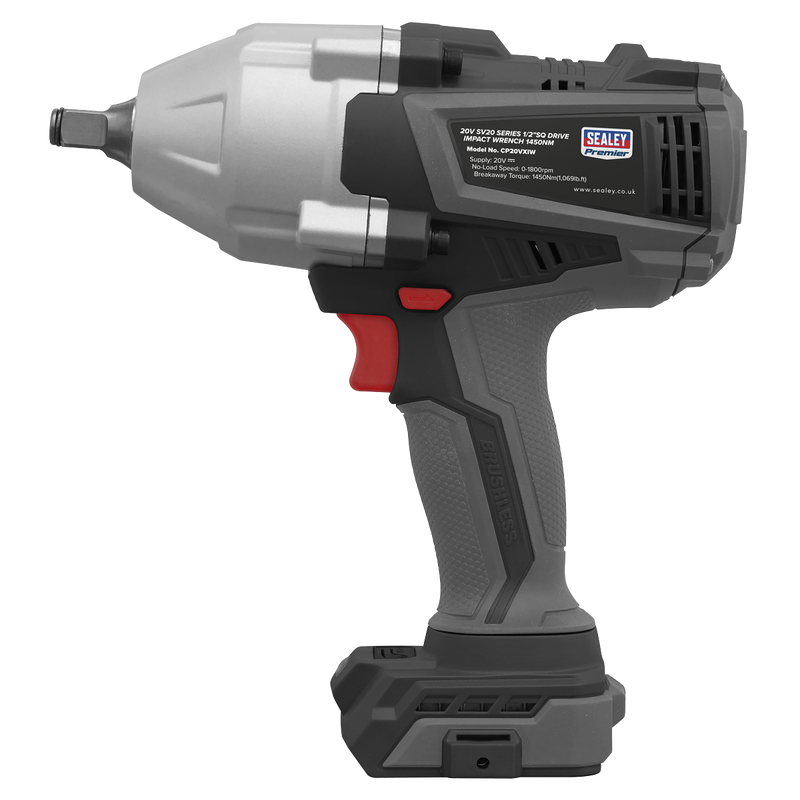 Sealey Premier Impact Wrench CP20VXIW 20V Brushless 1/2" Drive