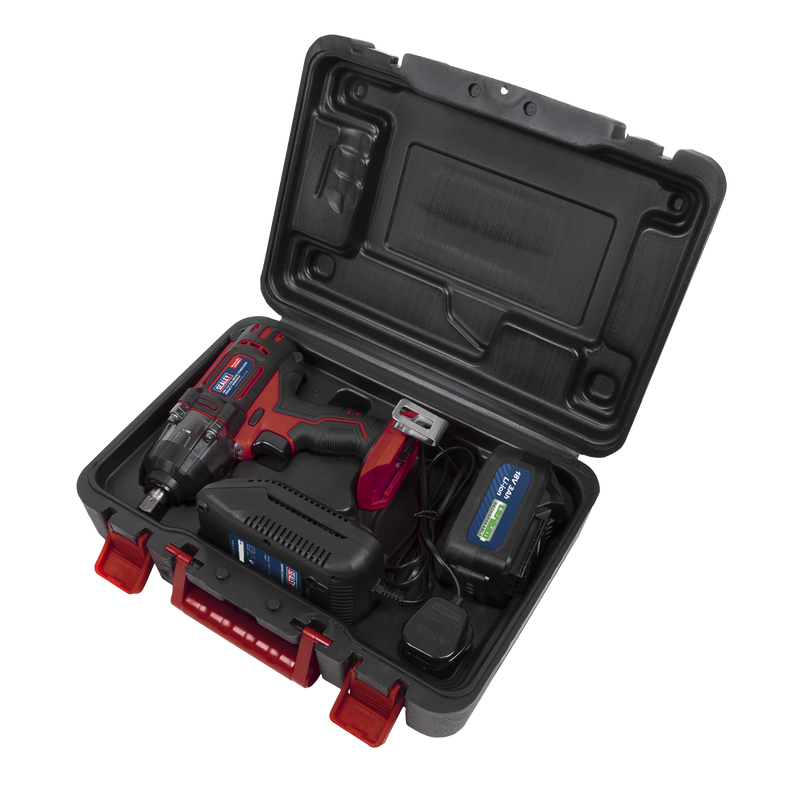 Sealey 1/2"Sq Drive Cordless Impact Wrench 18V 3Ah