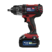 Sealey 1/2"Sq Drive Cordless Impact Wrench 18V 3Ah