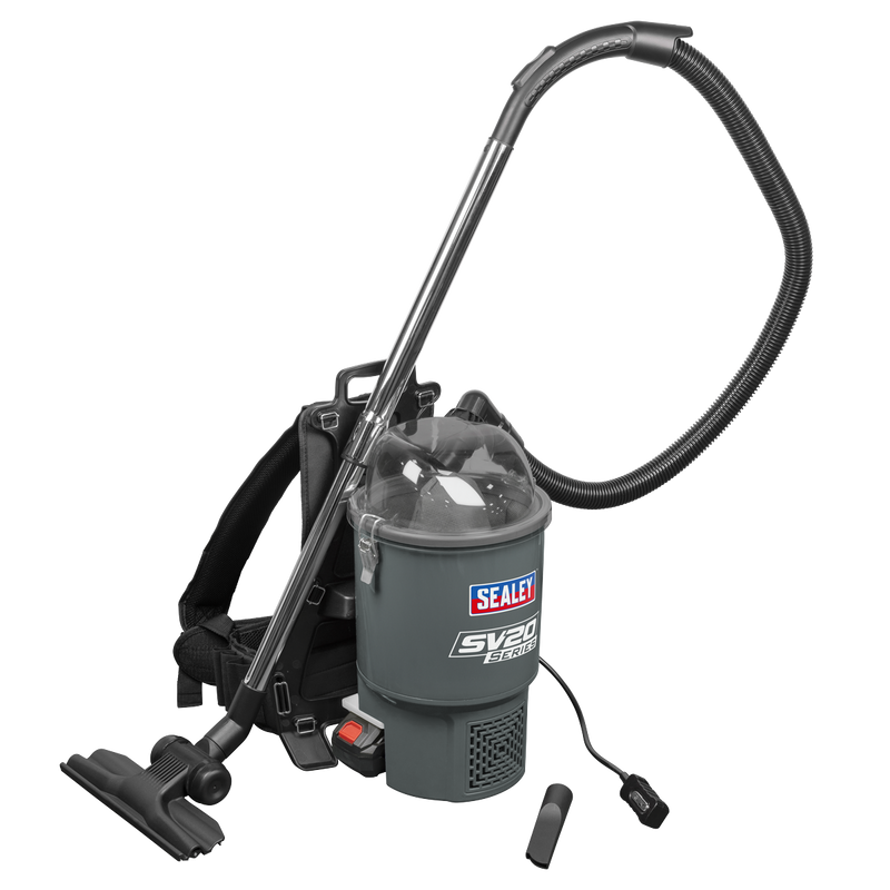 Sealey SV20 Series Backpack Vacuum Cleaner 40V - Body Only