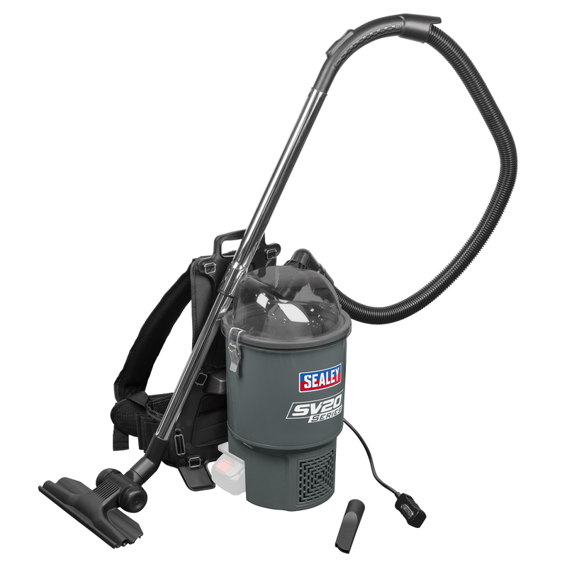 Sealey SV20 Series Backpack Vacuum Cleaner 40V - Body Only