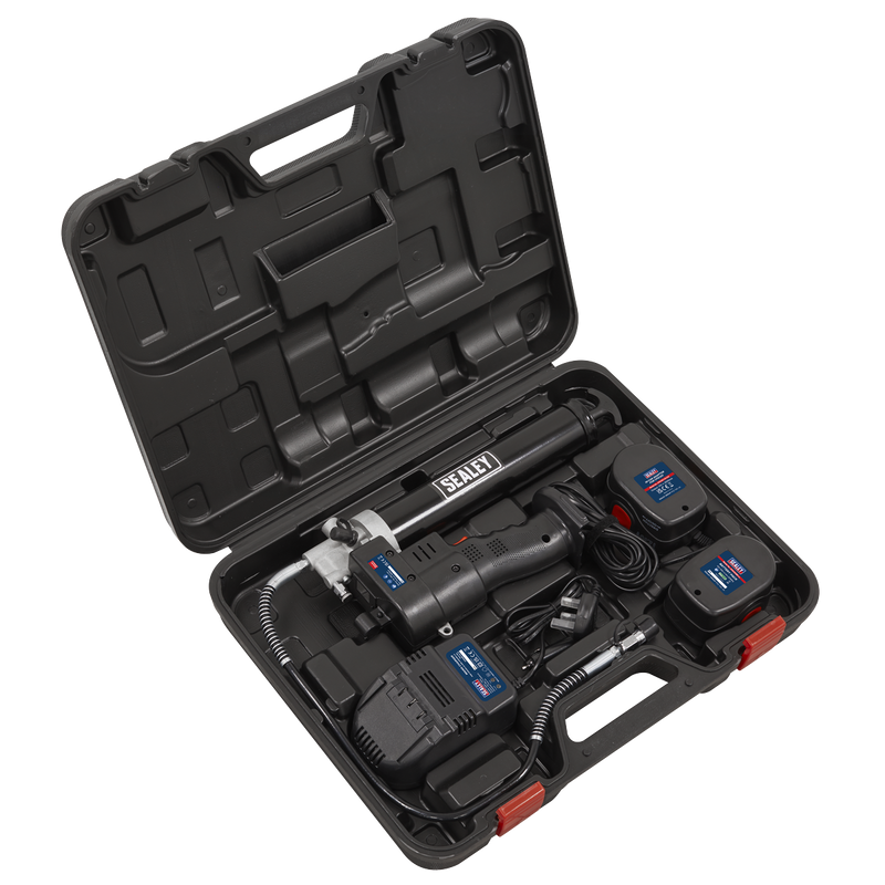 Sealey Cordless Grease Gun CPG8V 8V Lithium-ion Battery