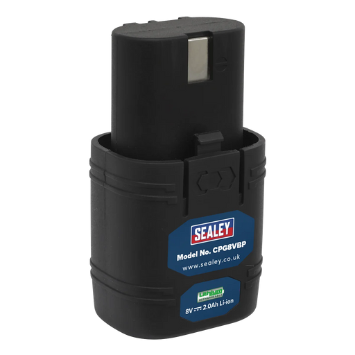 Sealey Power Tool Battery CPG8V 8V 2Ah Lithium-ion