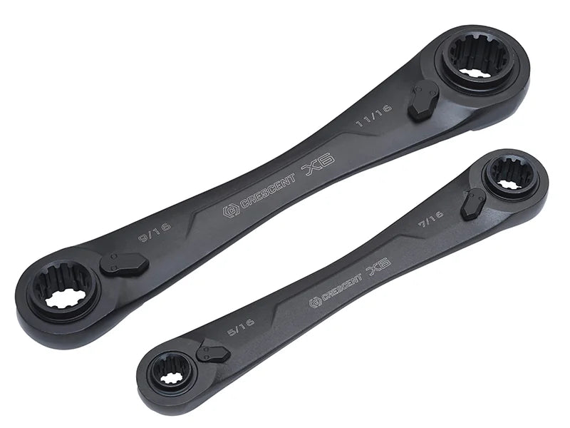 Crescent® X6™ Ratcheting Spanner Set, 2 Piece - CX6DBM2