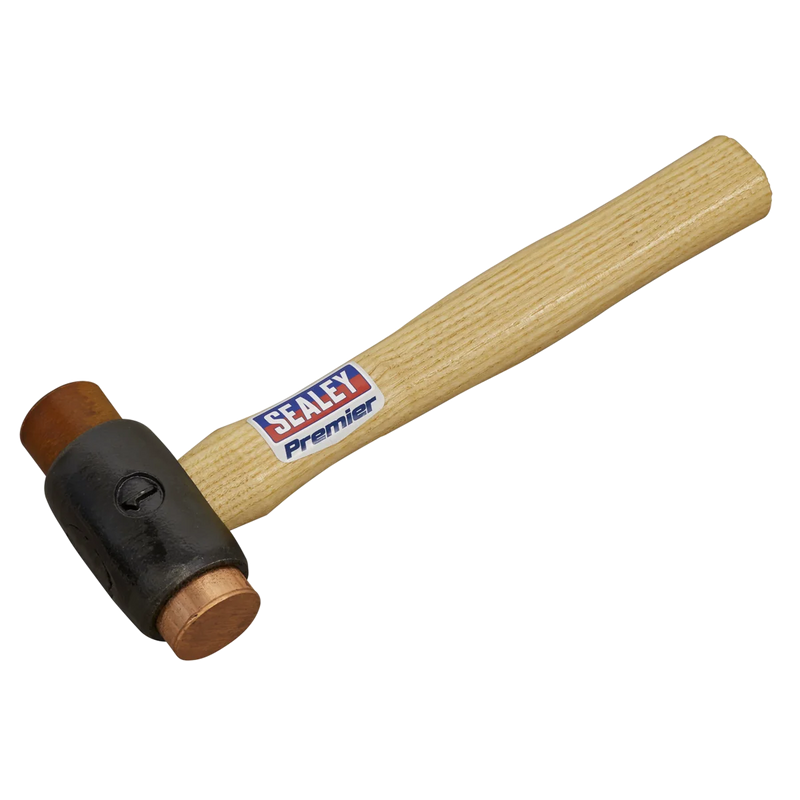 Sealey Premier Hammer CRF15 1.5lb Copper/Rawhide Faced