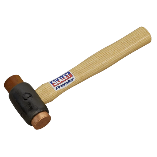 Sealey Premier Hammer CRF15 1.5lb Copper/Rawhide Faced