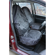 Sealey Heavy-Duty Front Seat Protector Set 2 Piece - Water-Resistant Nylon