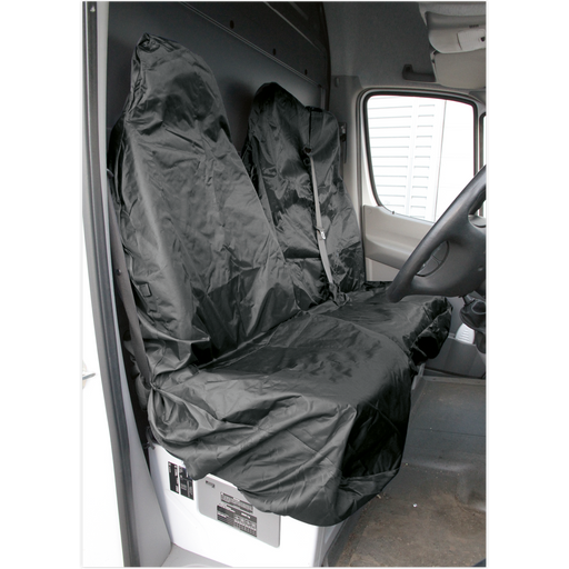 Sealey Heavy-Duty Van Seat Protector Set 2 Piece Waterproof CSC7