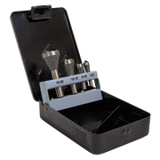 Sealey 90° Slotted Deburring Countersink Drill Bit Set 4 Piece