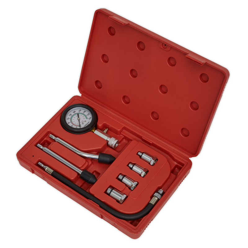 Sealey Petrol Engine Compression Test Kit CT955 8 Piece