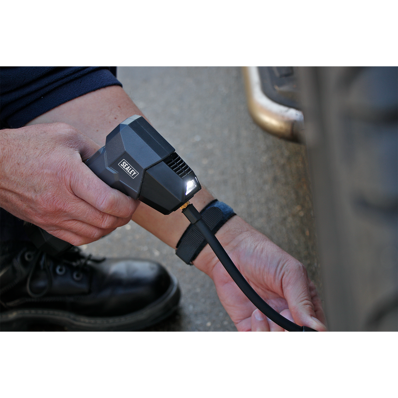 Sealey Compact Rechargeable Tyre Inflator CTI120 120psi
