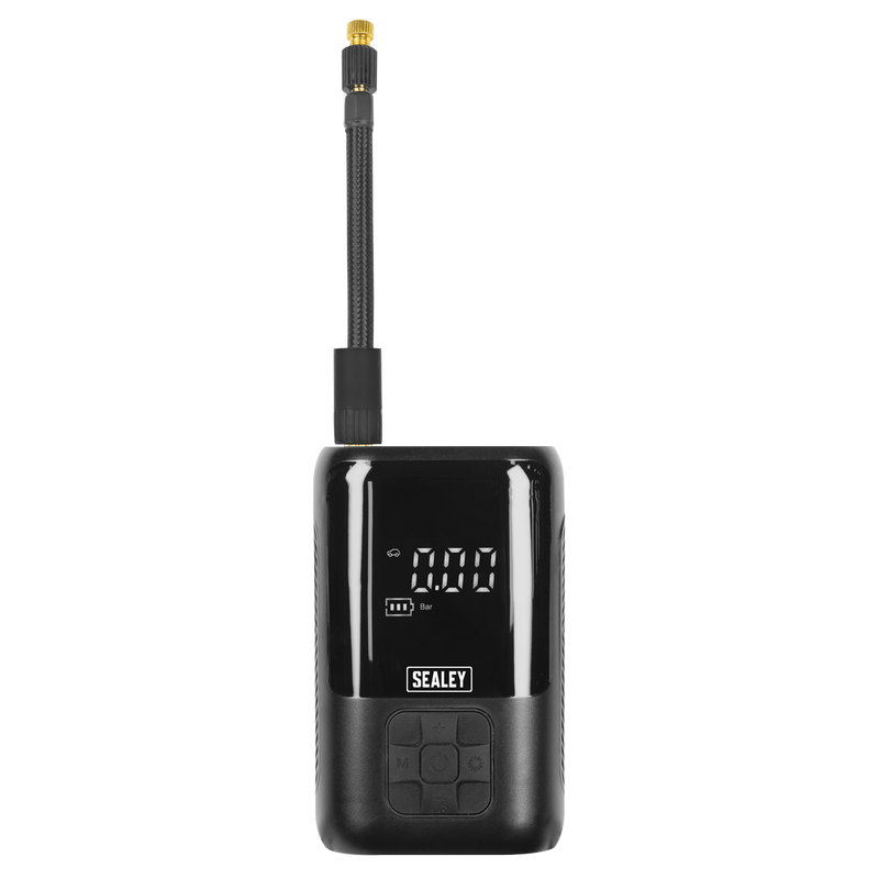 Sealey Tyre Inflator CTI130 120psi with Power Bank & Worklight