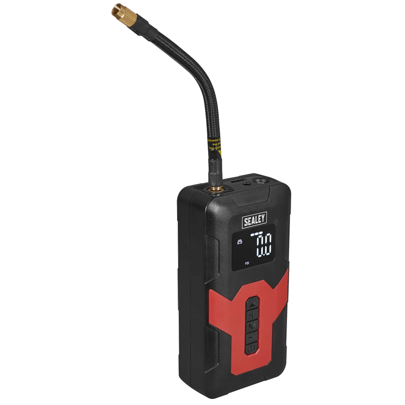 Sealey Rechargeable Tyre Inflator CTI140 120psi Power Bank