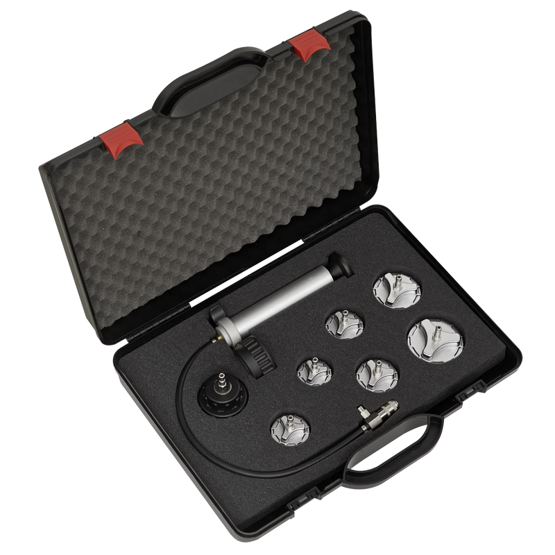 Sealey Cooling System Pressure Test Kit 7 Piece CV0011