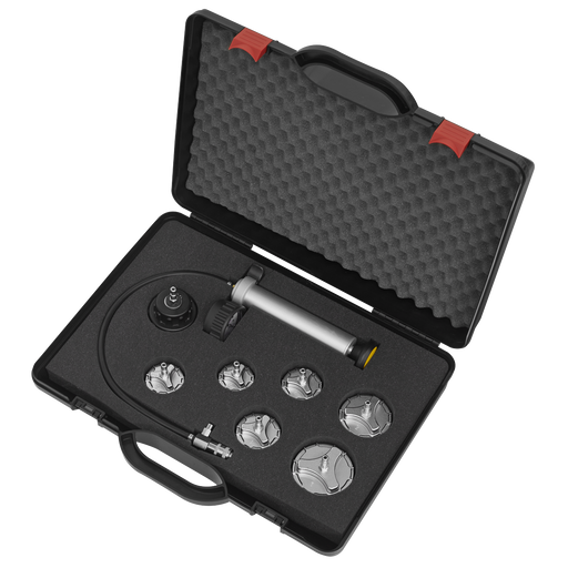 Sealey Cooling System Pressure Test Kit 7 Piece CV0011