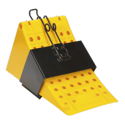 Sealey Wheel Chock CV127 200x475x225mm with Bracket