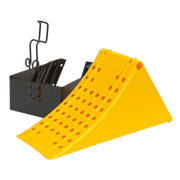 Sealey Wheel Chock CV127 200x475x225mm with Bracket