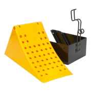 Sealey Wheel Chock CV127 200x475x225mm with Bracket