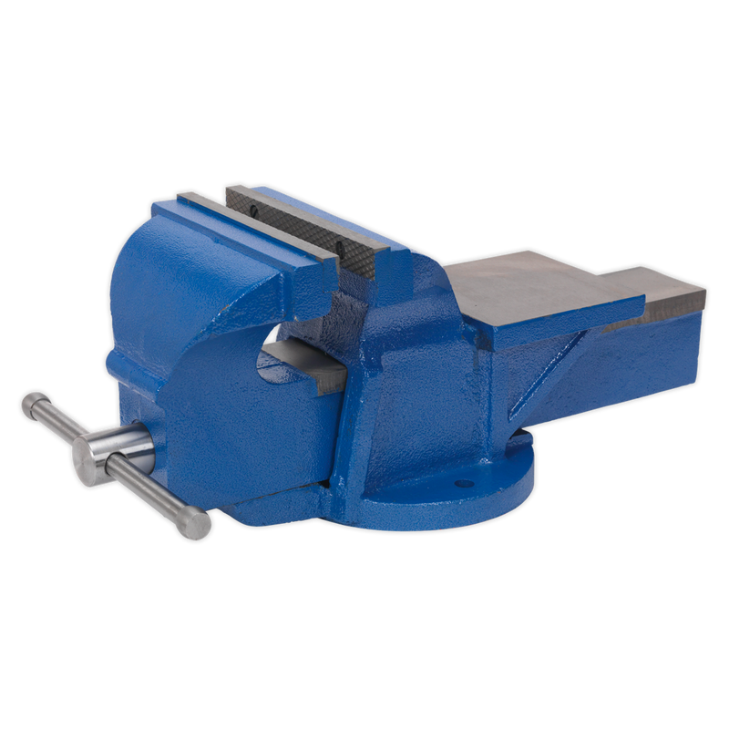 Sealey Professional Heavy-Duty Fixed Base Vice 100mm Jaw Opening
