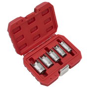 Sealey Elbow Connector Socket Set 5 Piece 3/8"Sq Drive